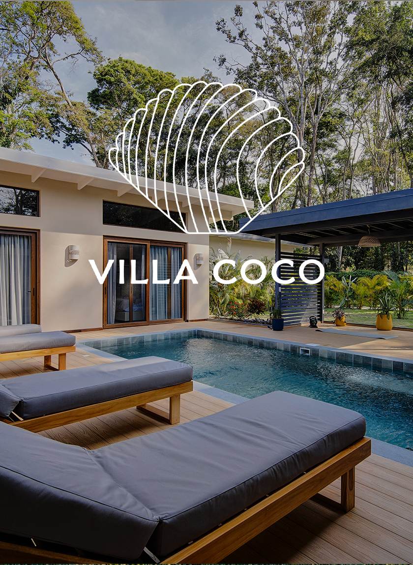Villa Coco con vistas a la piscina